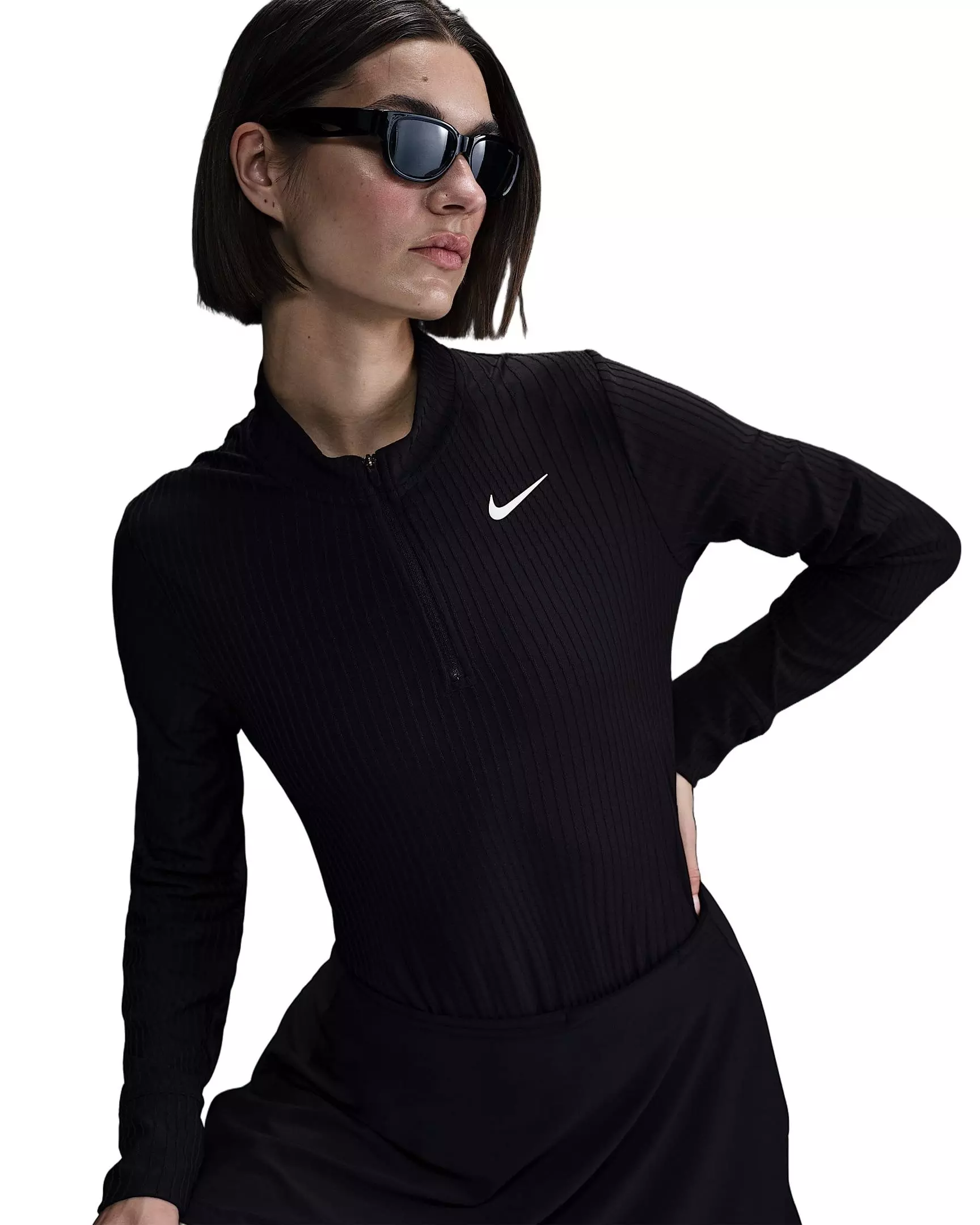Nike Women's Tour Dri-FIT ADV 1/2 Zip Golf Top | Hibbett